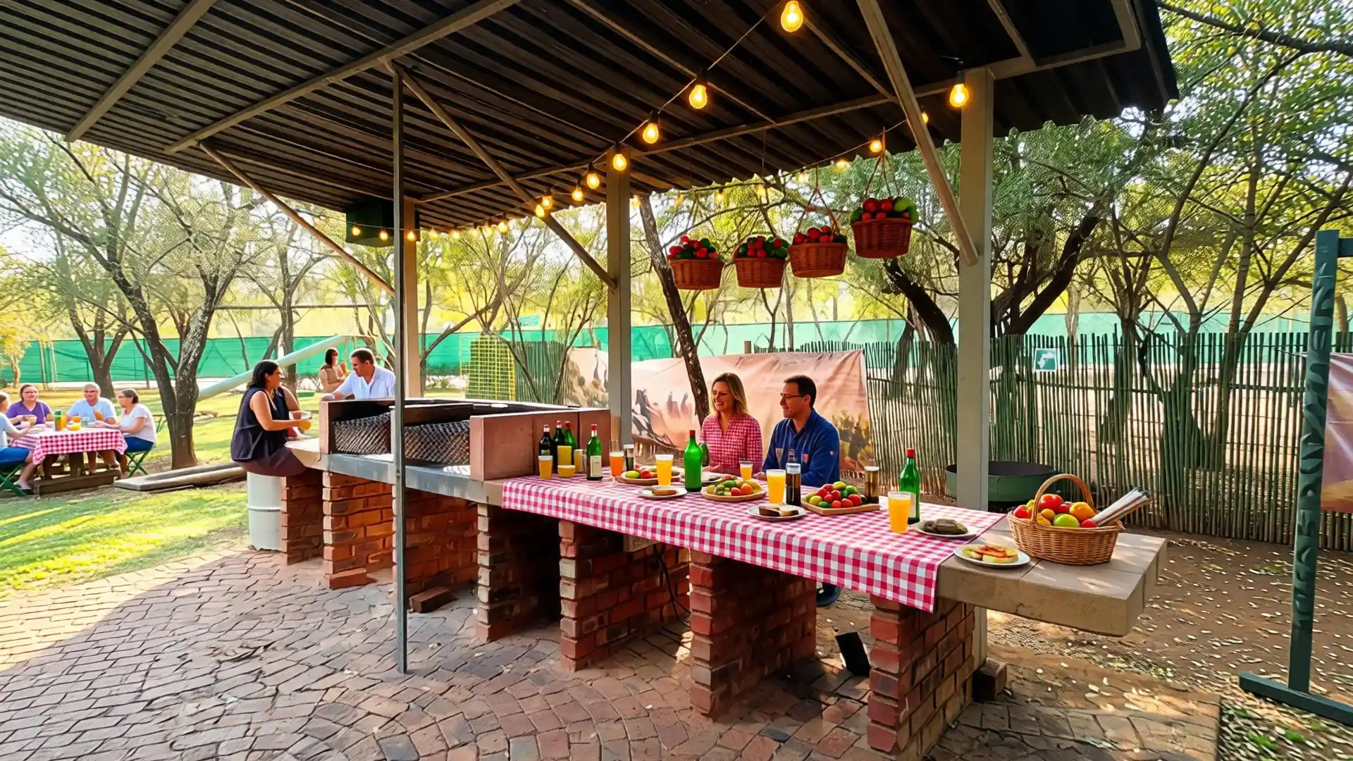 Party venue pirate braai area